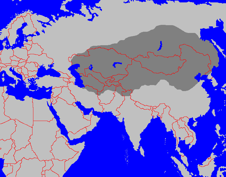 Chingis khagan empire at his death 1227