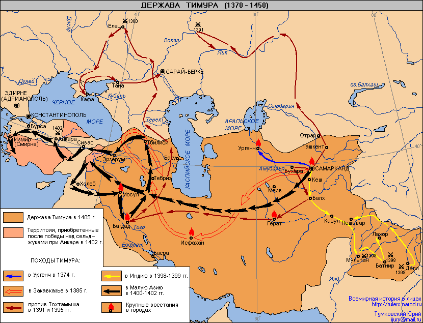Timur Empire 1370-1450